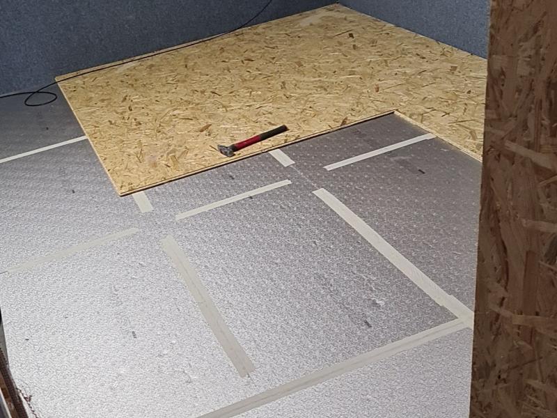 Fußbodendämmung Polyurethan alukaschiert